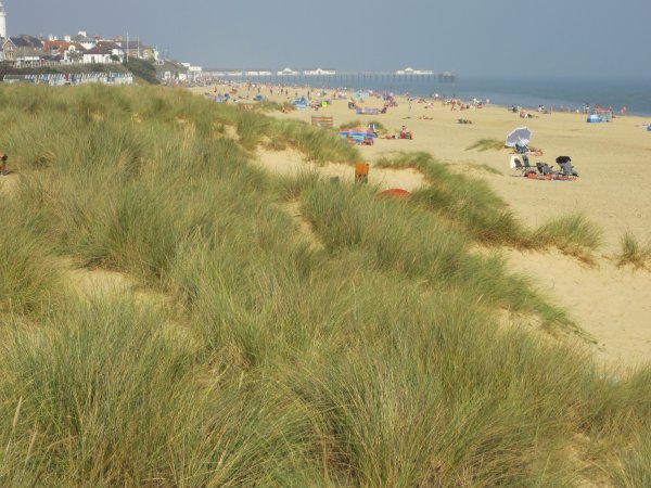 Summer of 2020 in Suffolk's holiday resort